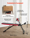 Weight Bench Roman Chair Hyperextension 770lbs Adjustable Foldable