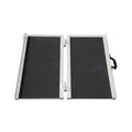 Portable Wheelchair Ramp 2FT, Non-Slip Aluminum Folding Handicap Ramp, Door Threshold Ramps for Wheelchair for Home,Wheel Chair Ramp Steps, Cars, Scooter, Cart, Curbs, Stairs