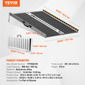 Portable Wheelchair Ramp 2FT Aluminum Folding Non-Slip Handicap