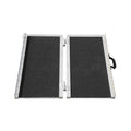 Portable Wheelchair Ramp 2FT Aluminum Folding Non-Slip Handicap
