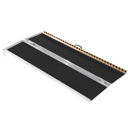 Portable Wheelchair Ramp 183cm 363kg Aluminium Folding Non-Slip