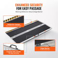 Portable Wheelchair Ramp 183cm 363kg Aluminium Folding Non-Slip