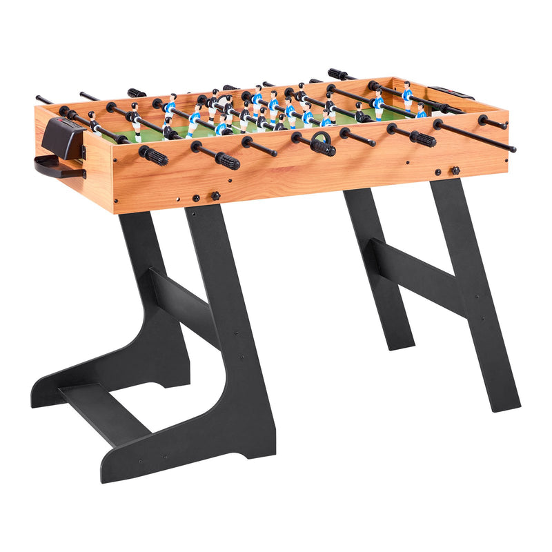 Folding Foosball Table 106cm Standard Size Soccer Game Set