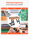 Folding Foosball Table 106cm Standard Size Soccer Game Set