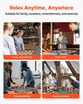 Folding Foosball Table 106cm Standard Size Soccer Game Set
