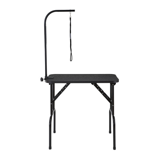 Pet Grooming Table Arm Clamp 808x460mm Foldable Stand Small Medium Dogs