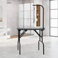 VEVOR Pet Grooming Table Arm Clamp 808x460mm Foldable Stand Small Medium Dogs