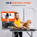 Pet Grooming Table Arm Clamp 915x610mm Foldable Stand Dogs