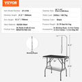 Pet Grooming Table Arm Clamp 915x610mm Foldable Stand Dogs