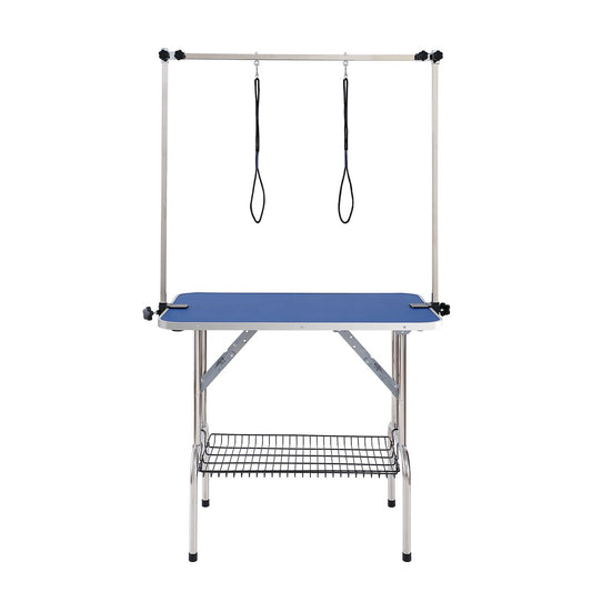 Pet Grooming Table 915x610mm Foldable 150kg Small Medium Dogs