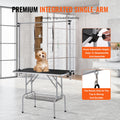Pet Grooming Table 117cm Foldable Dog Stand Two Arms Clamp