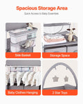 Artiss Baby Changing Table Foldable Portable with Drawers Grey