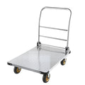 Platform Truck 900kg Capacity Heavy Duty Steel Flatbed Cart Swivel Wheels