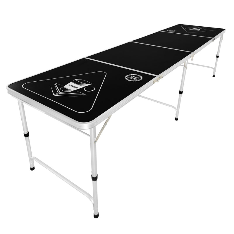 Beer Pong Table 2.4m Folding Tailgate Party Drinking Game Handle