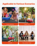 Beer Pong Table 2.4m Folding Tailgate Party Drinking Game Handle