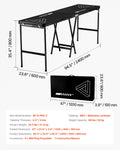 Beer Pong Table 2.4m Folding Tailgate Party Drinking Game Handle