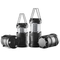 LED Camping Lantern Collapsible Battery Powered Set of 4
