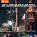 LED Camping Lantern Collapsible Battery Powered Set of 4