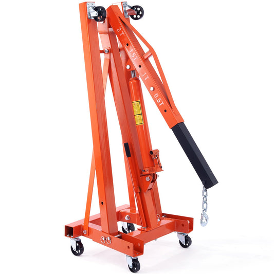 Hydraulic Engine Hoist 2000KG Cherry Picker Crane Foldable Auto