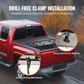 Tri-Fold Truck Bed Tonneau Cover, Compatible with 2019-2024 Chevy Silverado GMC Sierra 1500 (NOT FIT 19-24 Classic) 1775 mm Bed, Fit 1775 x 1608 mm Inside Bed, 181.4 kg Load Capacity, Black