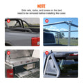 Tri-Fold Truck Bed Tonneau Cover, Compatible with 2019-2024 Chevy Silverado GMC Sierra 1500 (NOT FIT 19-24 Classic) 1775 mm Bed, Fit 1775 x 1608 mm Inside Bed, 181.4 kg Load Capacity, Black