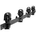 Bi-Folding Sliding Barn Door Hardware Track Kit, 76
