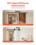 Bi-Fold Barn Door Hardware Track Kit 40