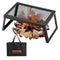 Folding Campfire Grill Portable Steel Outdoor BBQ Camping Fire Pit