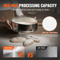 Automatic Electric Vibrating Sieve 45W Stainless Steel Powder Sifter