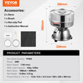 Automatic Electric Vibrating Sieve 45W Stainless Steel Powder Sifter