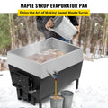 Maple Syrup Evaporator Pan 76x41cm Stainless Steel Boiling Valve