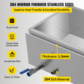 Maple Syrup Evaporator Pan 76x41cm Stainless Steel Boiling Valve