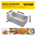 Maple Syrup Evaporator Pan 76x41cm Stainless Steel Boiling Valve