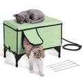 Heated Cat House Large 900D Oxford Foldable w/ Temperature Control