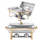 VEVOR Chafing Dish 4Qt 2 Pack Stainless Steel Buffet Warmer Catering