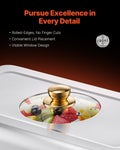 VEVOR Chafing Dish 4Qt 2 Pack Stainless Steel Buffet Warmer Catering