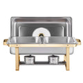 VEVOR Chafing Dish 4Qt 2 Pack Stainless Steel Buffet Warmer Catering