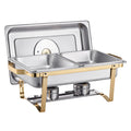 VEVOR Chafing Dish 4Qt 2 Pack Stainless Steel Buffet Warmer Catering