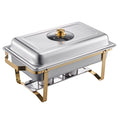 Chafing Dish 8Qt 4 Pack Stainless Steel Buffet Warmer Catering Server