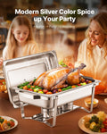 Chafing Dish 2 Pack 8Qt Fullsize Stainless Steel Buffet Pan