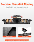 Smokeless Hot Pot Grill 2300W 2-in-1 Electric BBQ Removable Pot