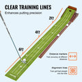 Golf Putting Mat 1 Hole Indoor Training Auto Ball Return Alignment