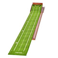 Golf Putting Mat 5 Hole Indoor Green Auto Ball Return Practice Aid