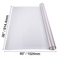 Plastic Table Cover, 36 x 60 Inch 1.5 mm Thick Frosted Table Protector, Rectangle PVC Desk Mat, Waterproof & Easy Cleaning Desk Pad Tablecloth, for Office Dresser Dining Room Table Night Stand