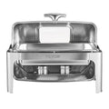 Roll Top Chafer 9Qt Stainless Steel Catering Buffet Warmer Server