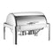 VEVOR Roll Top Chafing Dish 9Qt Stainless Steel Buffet Catering Warmer