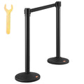 Crowd Control Stanchions 6-Pack Retractable Queue Barriers 6.5FT