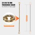 G80 Transport Chain 10mm x 316cm 2-Pack 3.22T Tow Chain Hooks