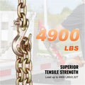 G80 Transport Chain 8mm x 316cm 2-Pack 2.22T Tow Binding