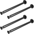 Adjustable Desk Legs 711mm Steel Set 4 544kg Heavy Duty Black